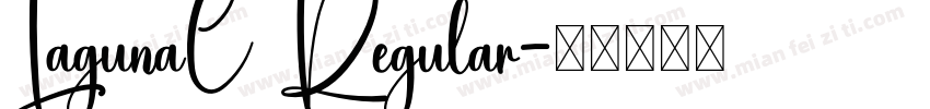 LagunaC Regular字体转换
